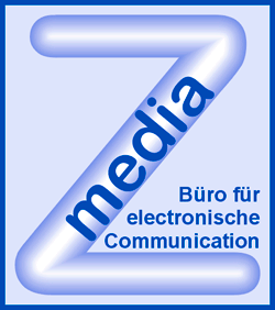 Das erste Logo von Z media.